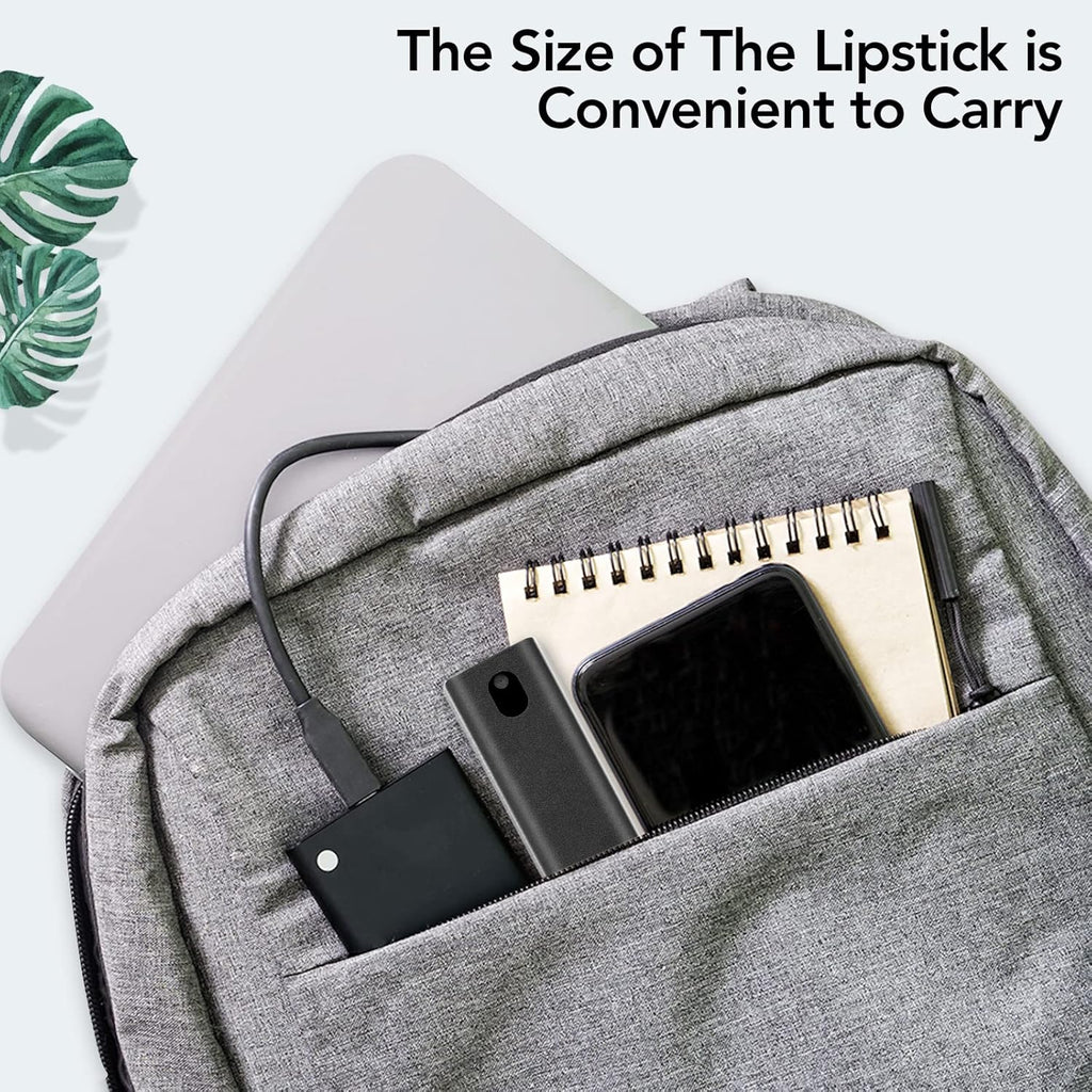 2 Pcs Fingerprint Proof Screen Cleaner, 3 in 1Touchscreen Mist Cleaner Spray Wipe Cleaner Screen Cleaner Soft Fiber Flannel,Safe for All Phones Glasses Tablet Laptop TV Watch Screens (Black)