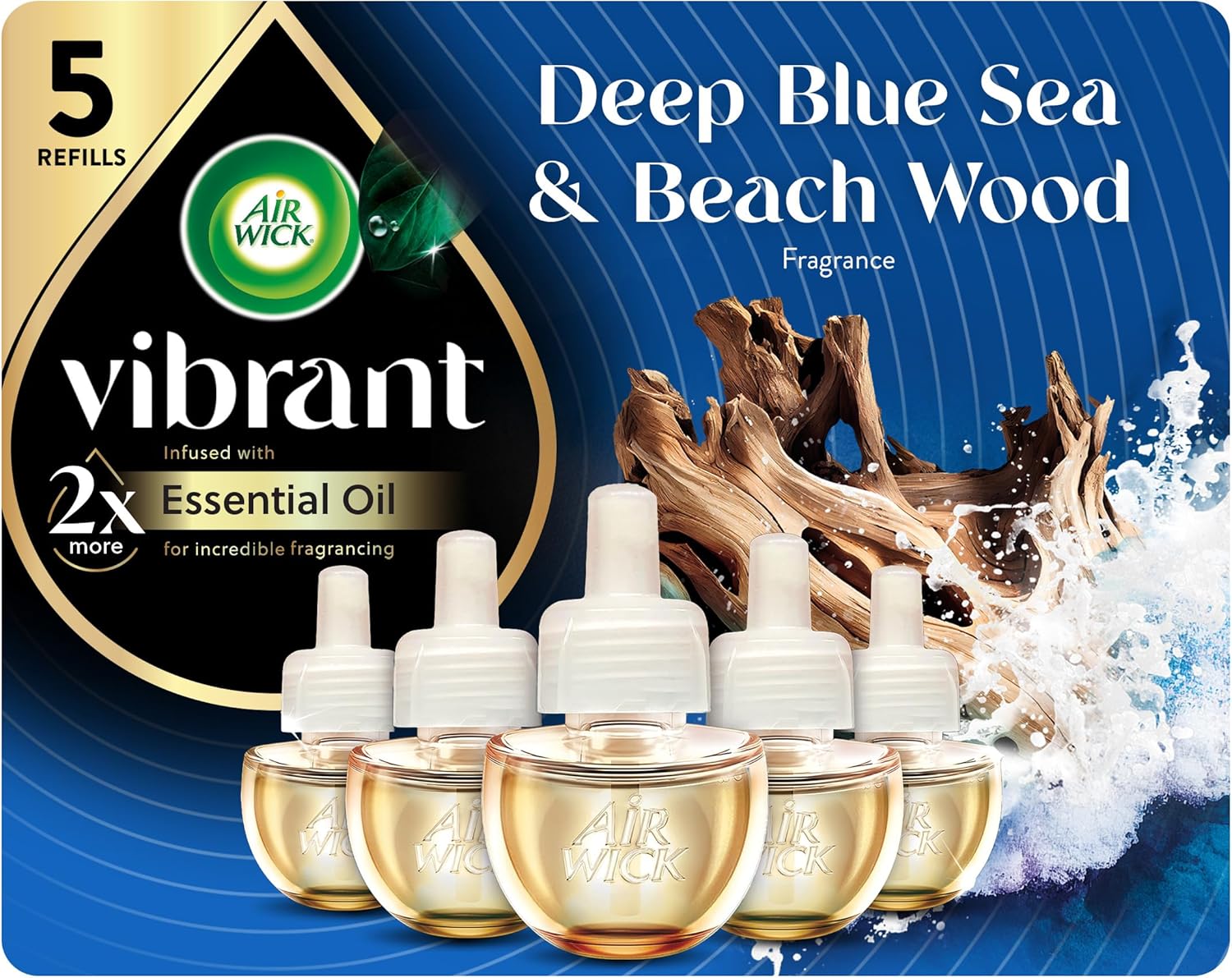 Air Wick Scented Oils 0+5 Deep Blue Sea & Beach Wood