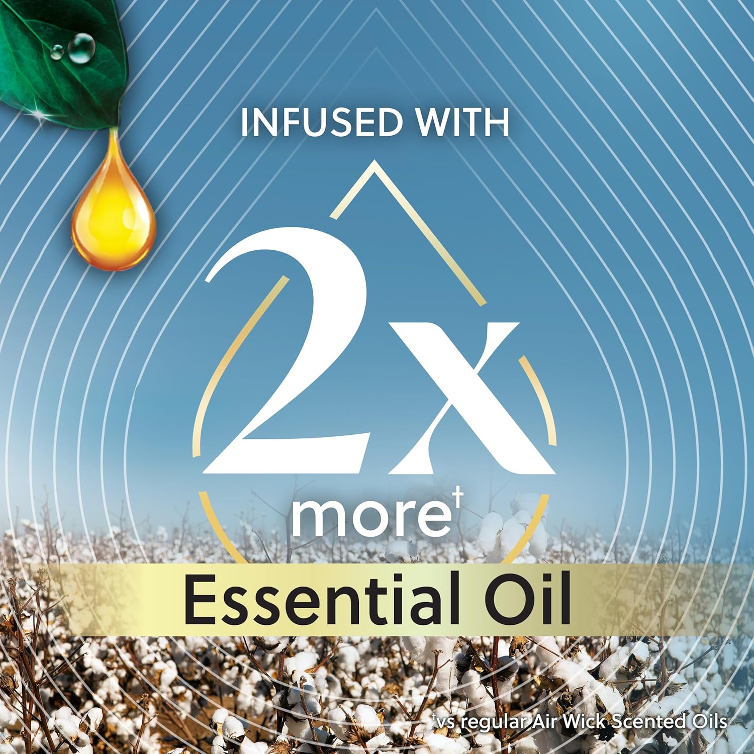 AIR WICK Scented Oil - Vibrant Refill Cotton & White Lotus 5 ct.