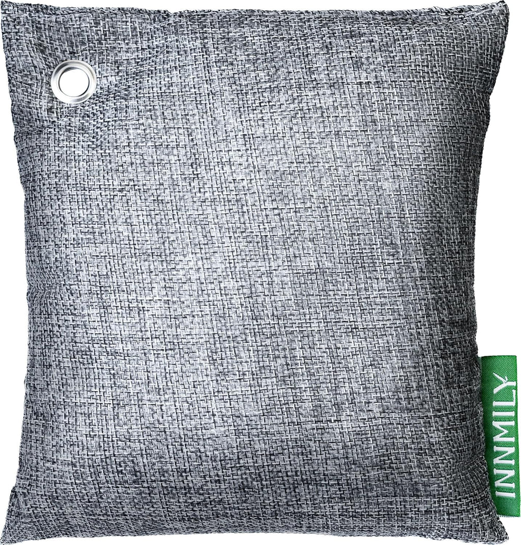 Activated Charcoal Odor Absorber, Large 500g w Hooks Nature Odor Remover for Strong Odor, Bamboo Charcoal Air Purifying Bags, Odor Eliminator for Home Car Closet Pet, Smoke Deodorizer