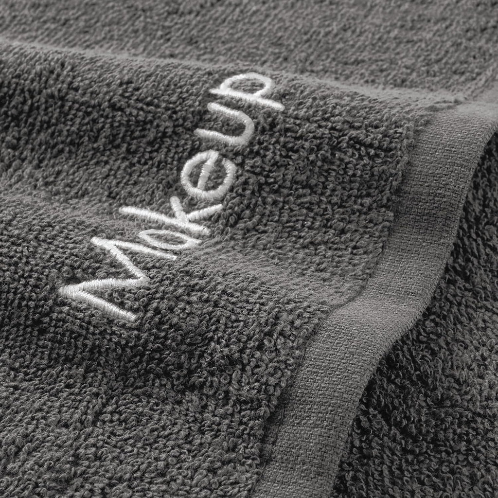 Arkwright Makeup Towels - Bulk Case of 144 - Soft & Gentle Cotton Washcloth Face Make Up Remover, Reusuable Eraser Cloth Essentials for Hosts & Artists, 13 x 13 in, Grey